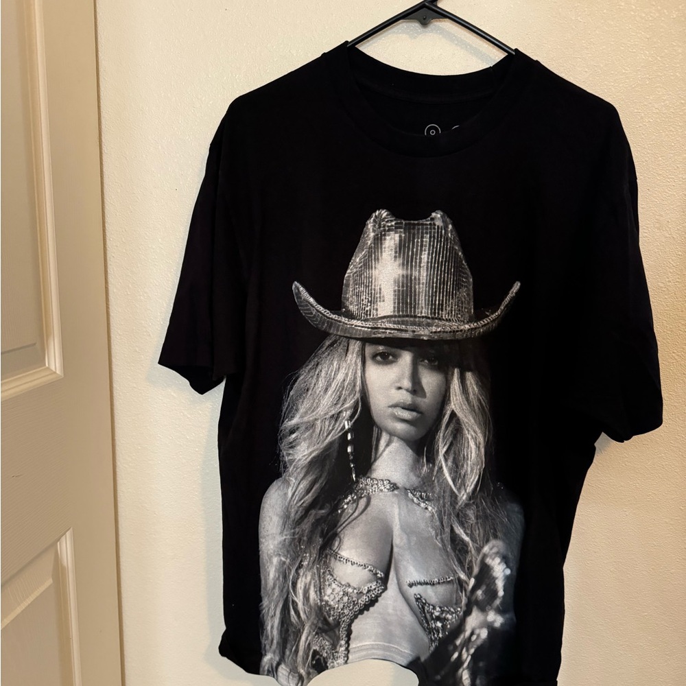 Authentic Beyonce Renaissance World Tour Cowboy Hat Merch Tee